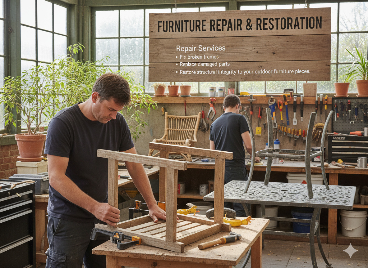 Furniture repair and restoration