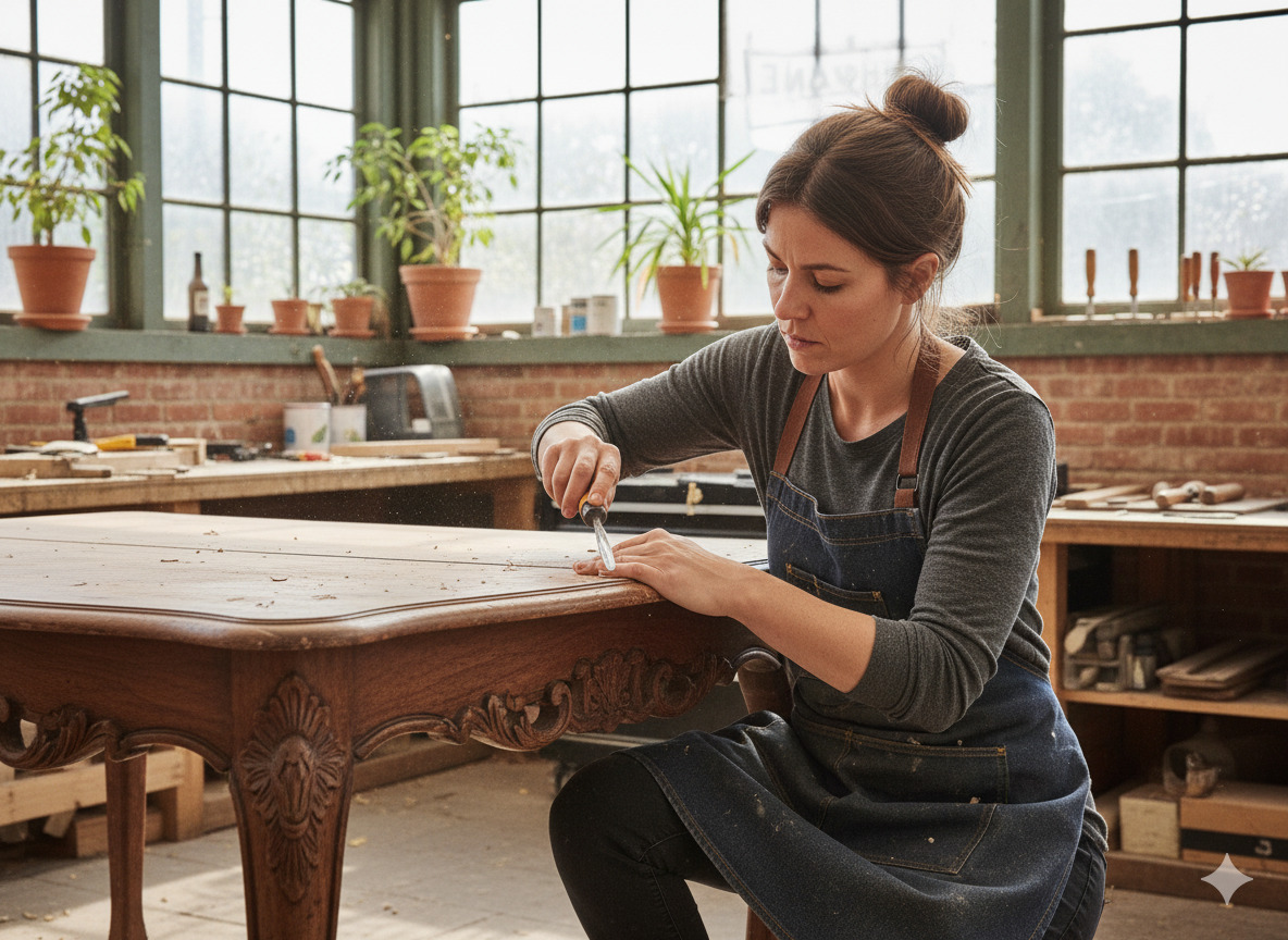 Teak wood oil treatment and maintenance